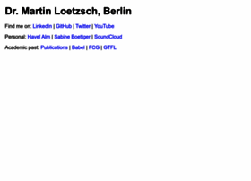 Martin-loetzsch.de thumbnail