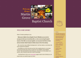 Martingrovebaptistchurch.org thumbnail