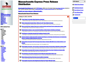 Massachusetts-press-release.com thumbnail