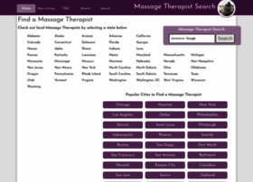 Massagetherapist-search.com thumbnail