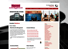 Masteel.investor.net.my thumbnail
