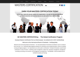 Masterscertification.com thumbnail