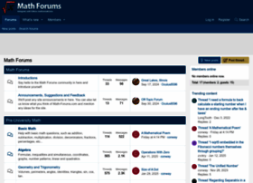 Math-forums.com thumbnail