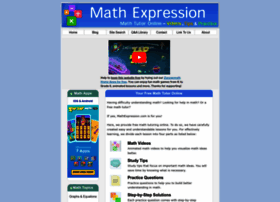 Mathexpression.com thumbnail
