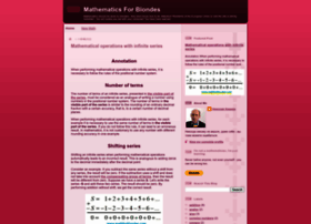 Mathforblondes.com thumbnail