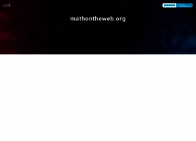 Mathontheweb.org thumbnail