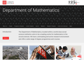 Maths.lse.ac.uk thumbnail