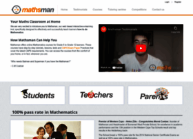 Mathsman.co.za thumbnail