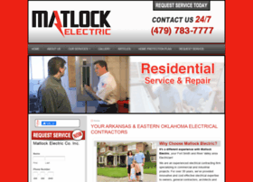 Matlock-electric.com thumbnail