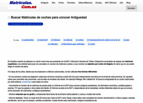 Matriculas.com.es thumbnail