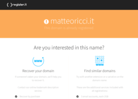 Matteoricci.it thumbnail