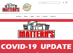 Matternsappliances.com thumbnail