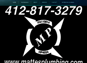 Mattesplumbing.com thumbnail