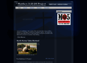 Matthew5project.org thumbnail