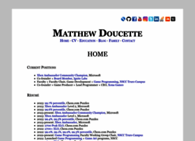 Matthewdoucette.com thumbnail