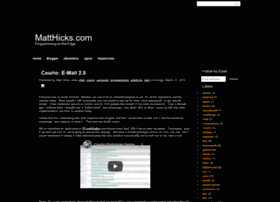 Matthicks.com thumbnail