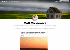 Mattmickiewicz.com thumbnail