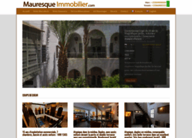 Mauresque-immobilier.com thumbnail