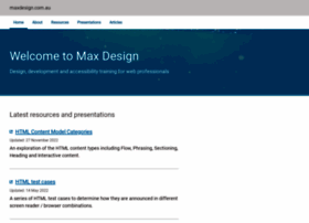 Maxdesign.com.au thumbnail