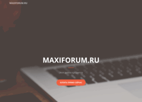 Maxiforum.ru thumbnail