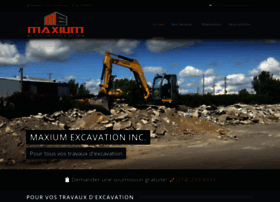 Maxiumexcavation.ca thumbnail