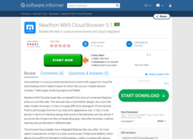 Maxthon-cloud-browser.software.informer.com thumbnail