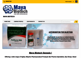 Mayabiotech.in thumbnail