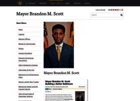 Mayor.baltimorecity.gov thumbnail