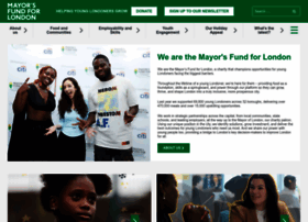 Mayorsfundforlondon.org.uk thumbnail