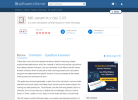 Mb-janam-kundali.software.informer.com thumbnail