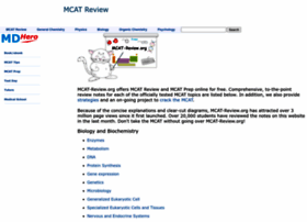 Mcat-review.org thumbnail Mcat-review.org thumbnail