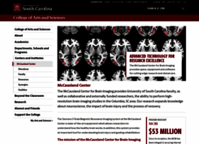 Mccauslandcenter.sc.edu thumbnail
