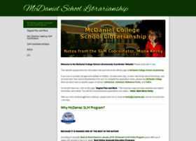 Mcdanielschoollibrarianship.com thumbnail