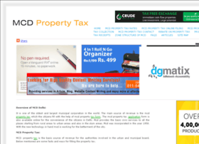 Mcdpropertytax.org.in thumbnail