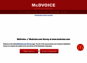 Mcdvoice.info thumbnail