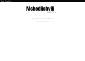Mchedlishvili.com thumbnail