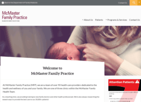 Mcmasterfamilypractice.ca thumbnail