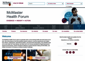 Mcmasterhealthforum.org thumbnail