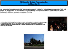 Mcminnville-tn-heritage.org thumbnail