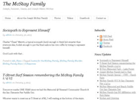 Mcstayfamily.org thumbnail