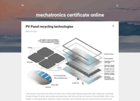 Mechatronics-certificate-online.blogspot.com thumbnail