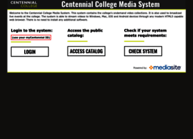Mediasite.centennialcollege.ca thumbnail