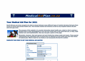 Medical-aid-plan.co.za thumbnail
