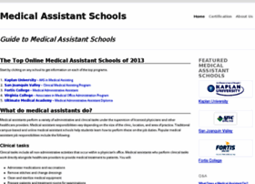 Medicalassistantschools.org thumbnail