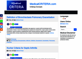 Medicalcriteria.com thumbnail