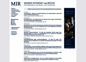 Medien-internet-und-recht.de thumbnail