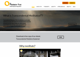 Meditationtrust.com thumbnail