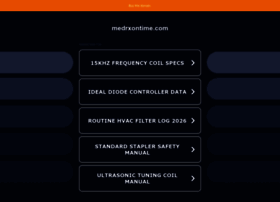 Medrxontime.com thumbnail