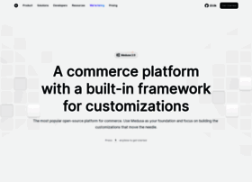 Medusa-commerce.com thumbnail