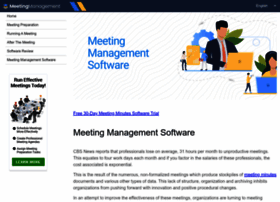 Meetingmanagementsoftware.com thumbnail